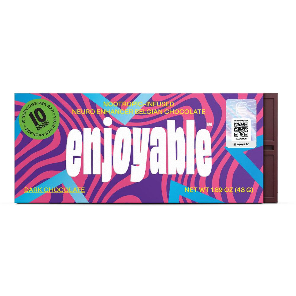 enjoyable Mushroom Belgian Dark Chocolate